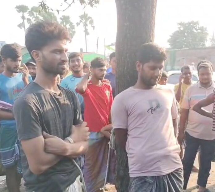 শিবগঞ্জে ১৪২ বস্তা চাল চুরি, আটক ২।