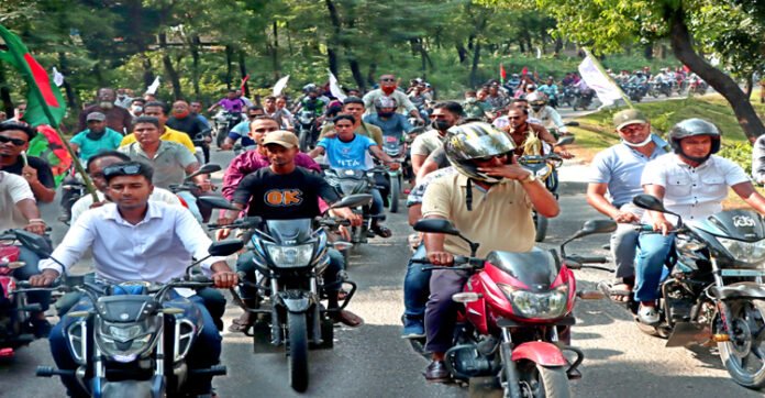 সিলেট-৪ আসনে ৩১ দফার প্রচারে জামান।