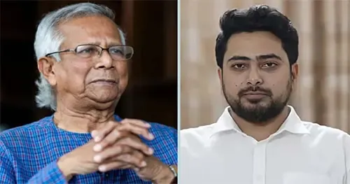 নাহিদ ইসলামকে প্রধান উপদেষ্টার অভিনন্দন বার্তা।