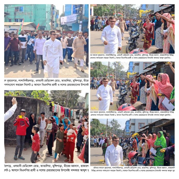 গণমানুষের ভালোবাসায় সিক্ত হচ্ছেন খন্দকার মুক্তাদির।