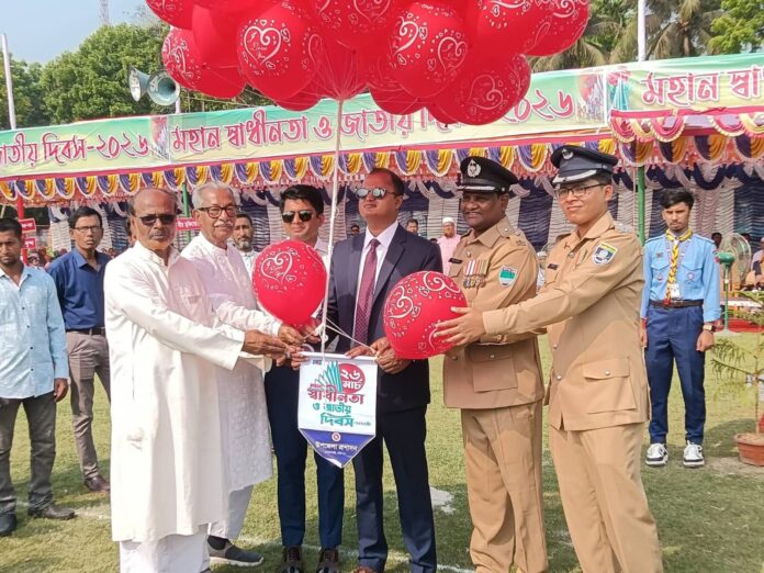 বোয়ালমারীতে নানা কর্মসূচিতে স্বাধীনতা দিবস উদযাপন।