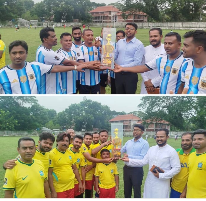 মাঠে আর্জেন্টিনা–ব্রাজিল, সাংবাদিকদের প্রীতি ম্যাচে আর্জেন্টিনার জয়।