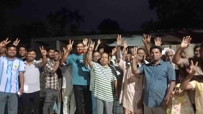 রাণীশংকৈলে পৌর নির্বাচনকে সামনে রেখে কাউন্সিলর প্রার্থী আবুল কাশেমের নির্বাচনী সমাবেশ।