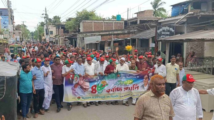 শিবগঞ্জে বিএনপির ৪৮তম প্রতিষ্ঠাবার্ষিকী পালন।
