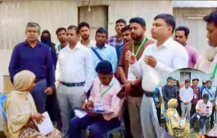 ডিমলায় মাঠ পর্যায়ে ফ্যামিলি কার্ডের তথ্য সংগ্রহের কাজ শুরু।