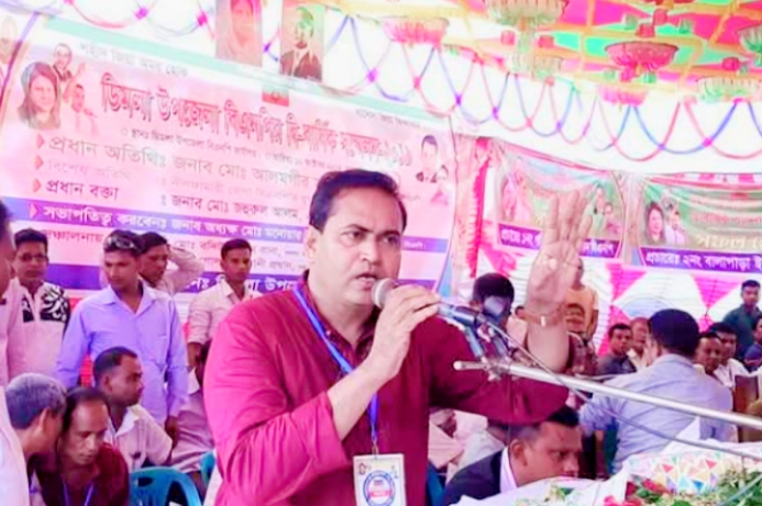 সড়ক দুর্ঘটনায় ডিমলার বিএনপি নেতা রব্বানী প্রধান আহত।